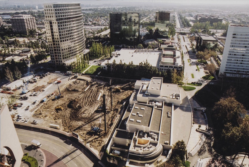 Construction of Renée and Henry Segerstrom Concert Hall