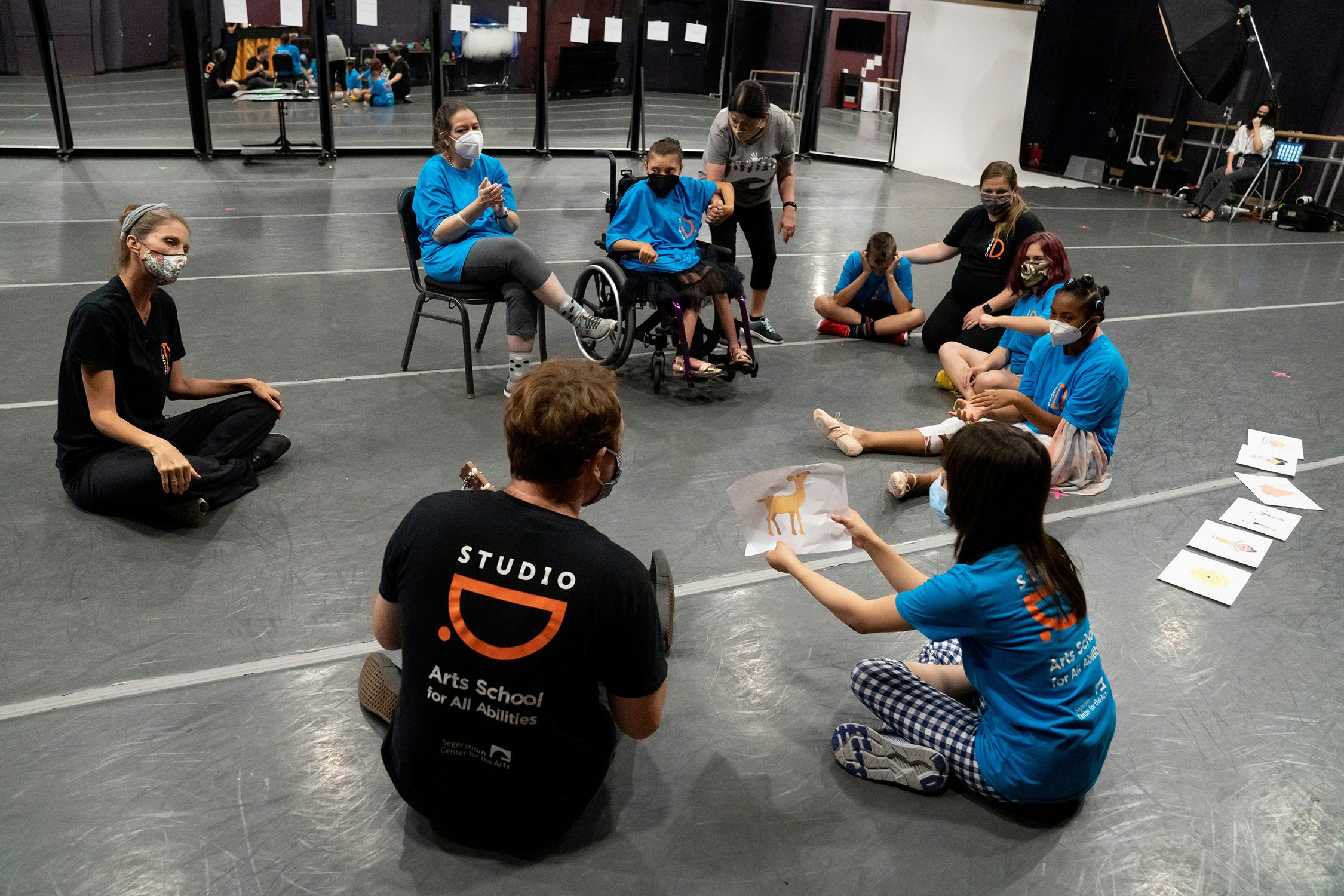 Studio D students