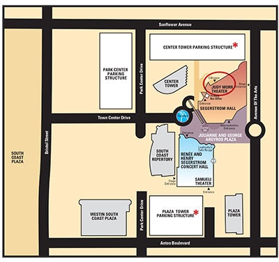 Summer dance parking map