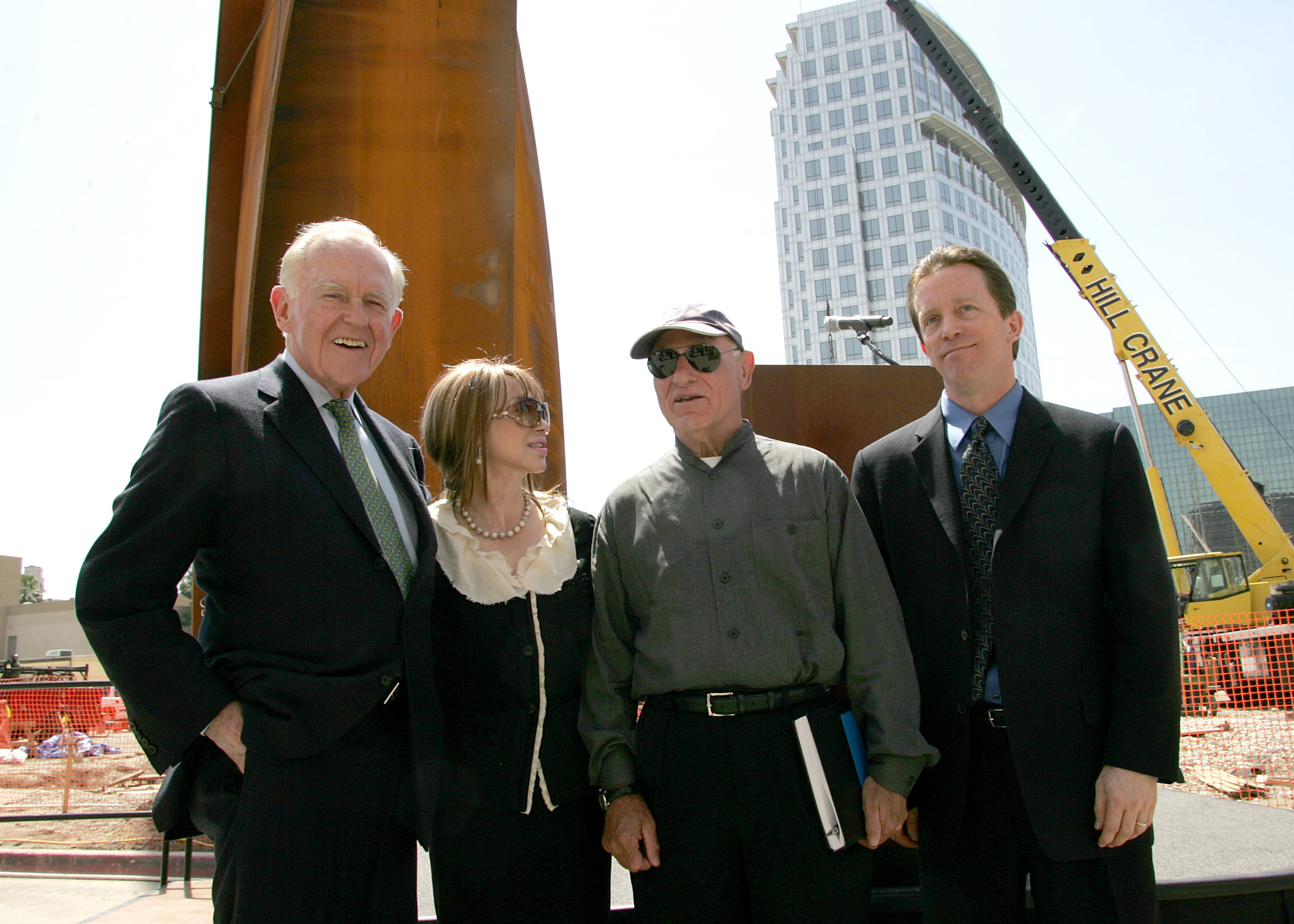 Serra Connector Sculpture dedication