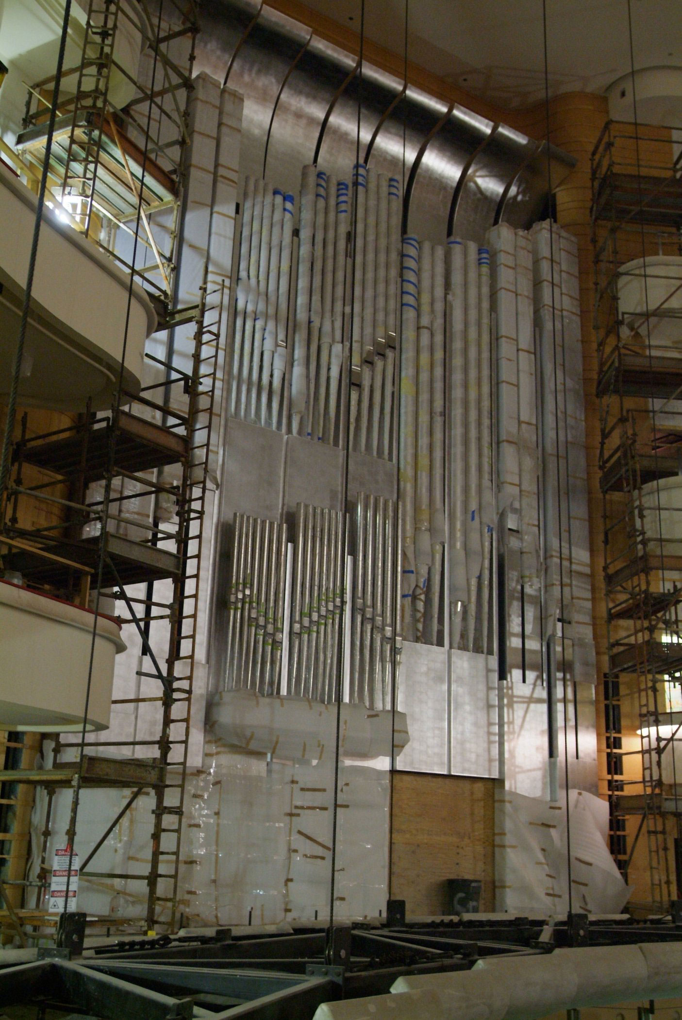 William J. Gillespie Concert Organ construction