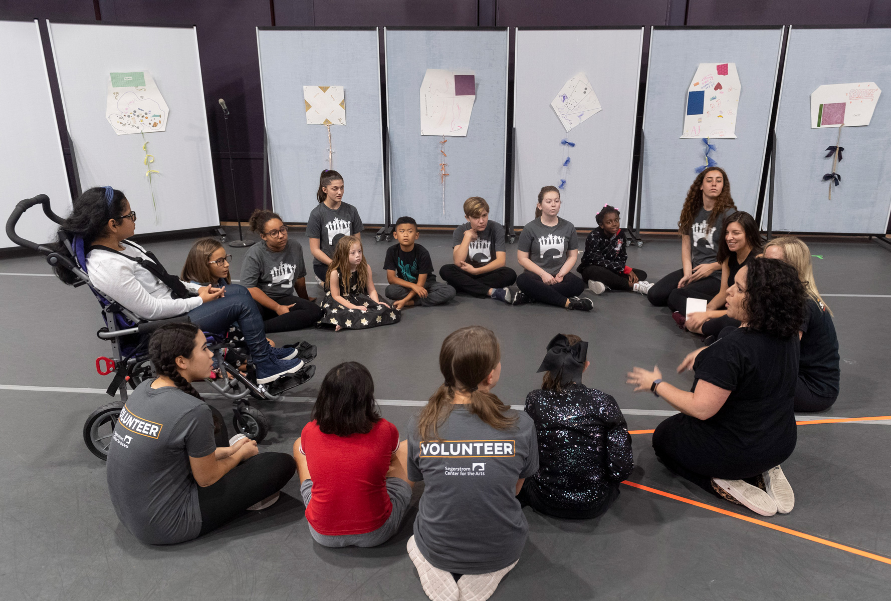 Studio D volunteers